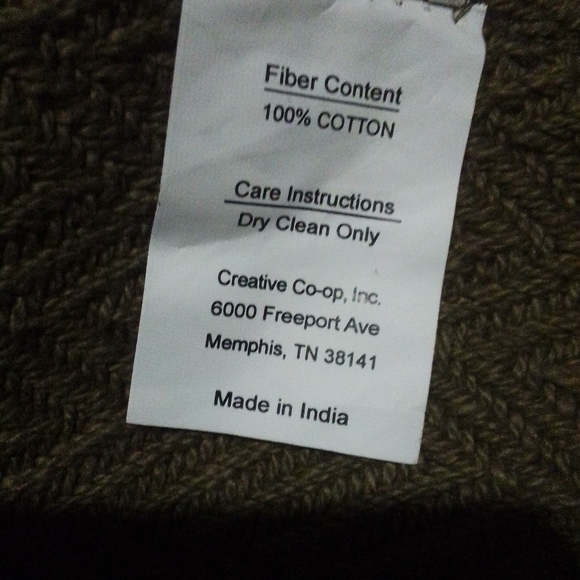 Cotton throw - Picture 4 of 10